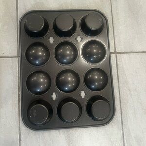 Non-Stick gray Muffin-cookies  Pan/10.5x14in